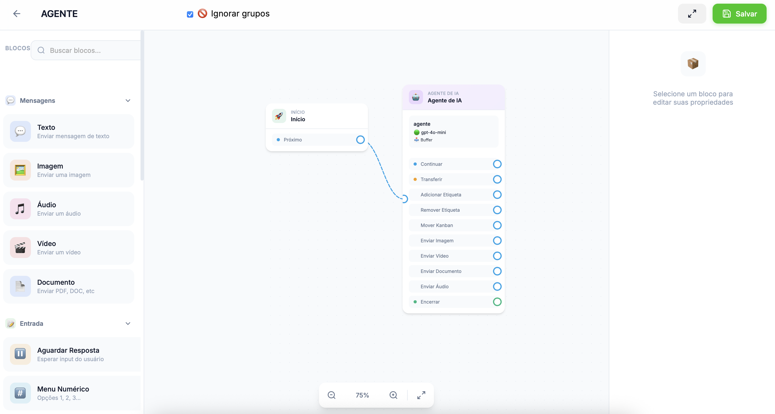 Wazzy chatbot and automations